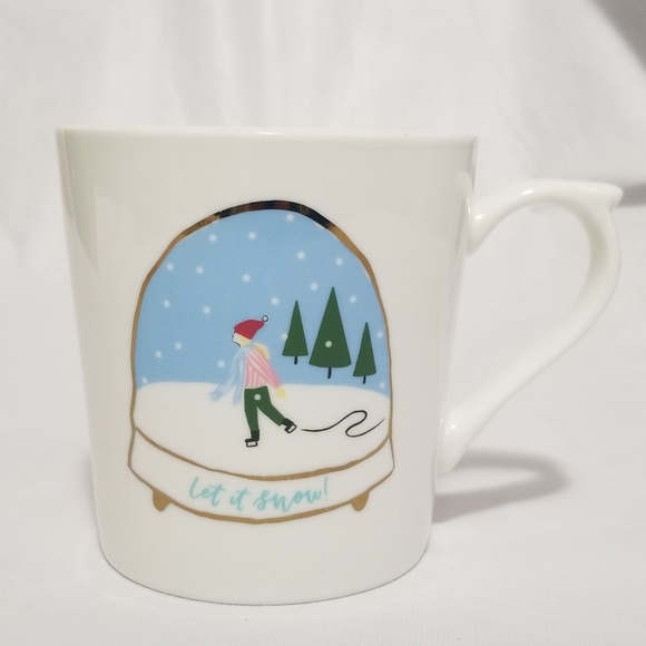 Opalhouse Other - 16 oz Porcelain Skating Snow Globe Classic Mug